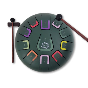 Zungentrommel Tambu – Dark Green Mat - Tublu.de