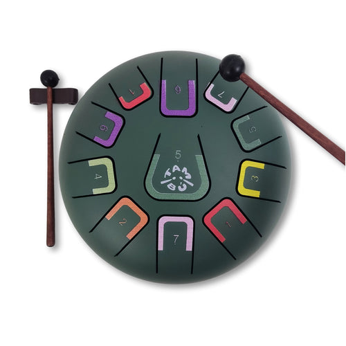 Zungentrommel Tambu – Dark Green Mat - Tublu.de