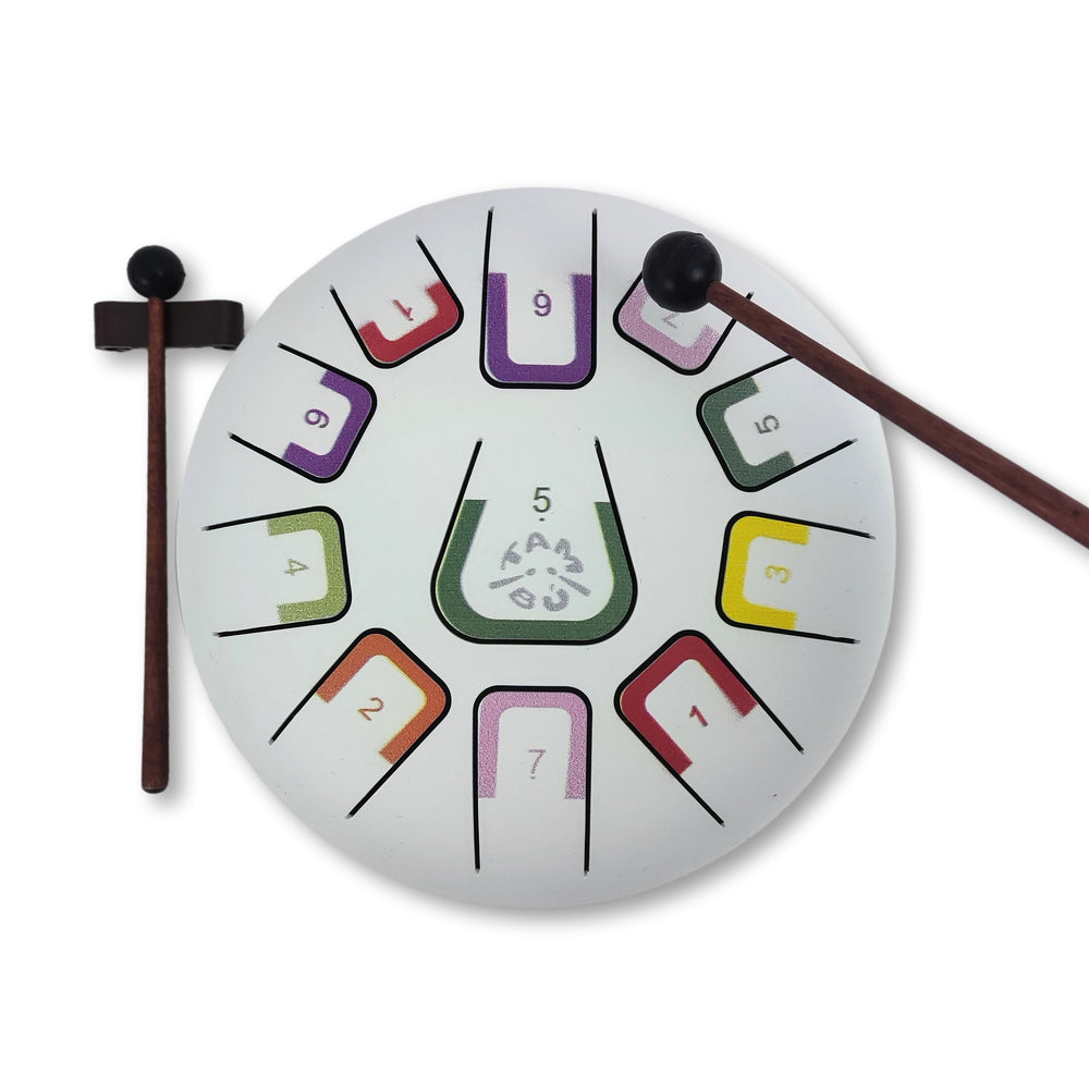 Zungentrommel Tambu – White Mat - Tublu.de