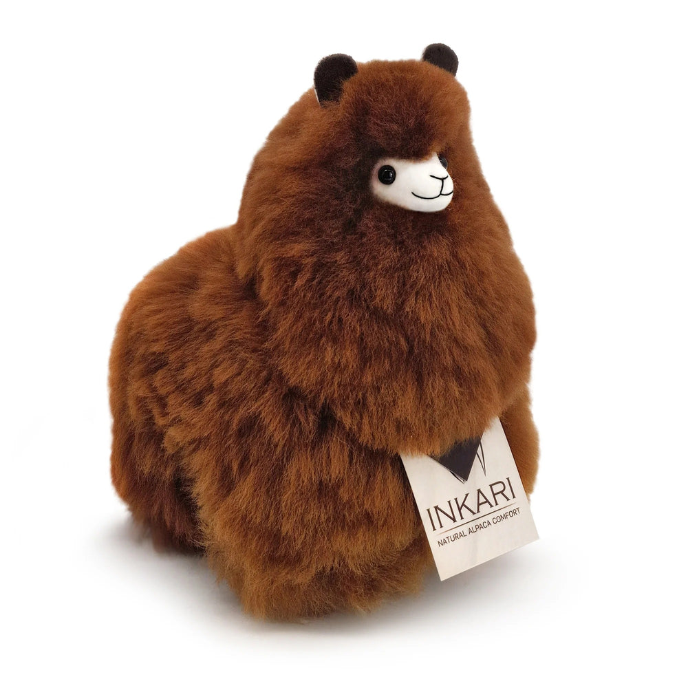 Plüsch-Alpaka Naturals – Walnut 23 cm - Tublu.de