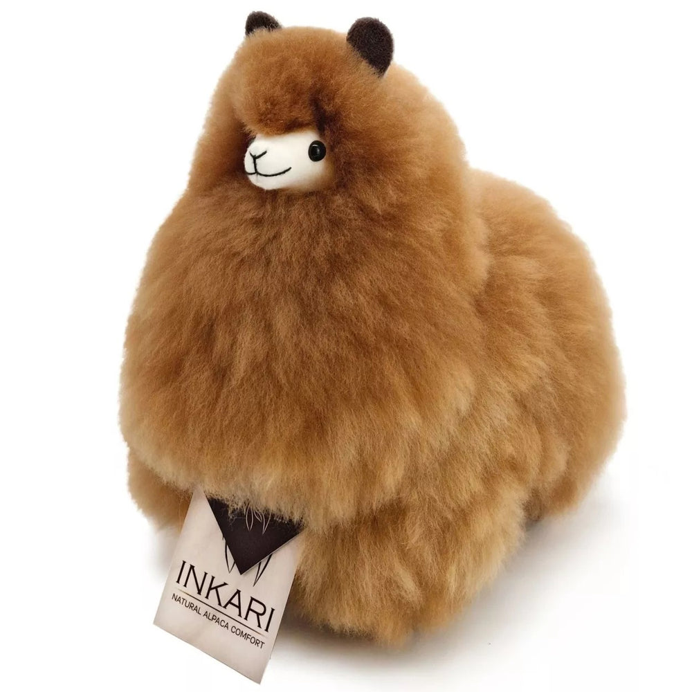 Huňatá alpaka Naturals – Hazelnut 23 cm