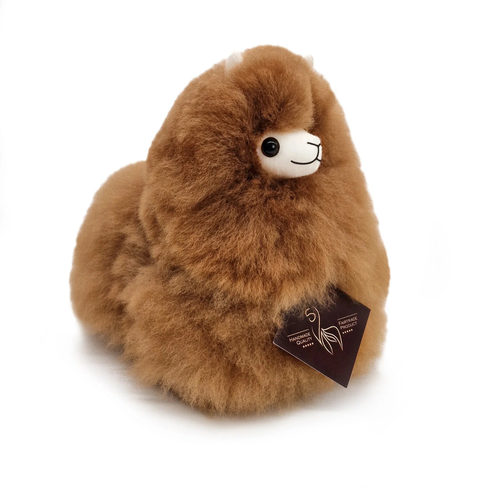 Huňatá alpaka Naturals – Hazelnut 15 cm