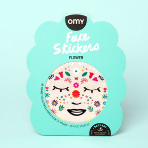 Gesichtsaufkleber – Flower 85 Stück - Tublu.de