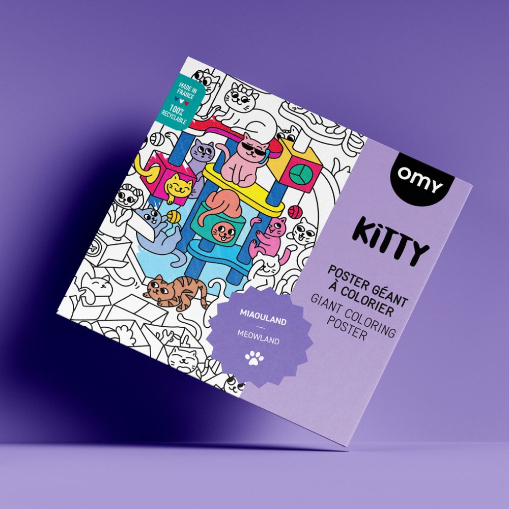 Riesiges Malbuch – Kitty 100 x 70 cm - Tublu.de