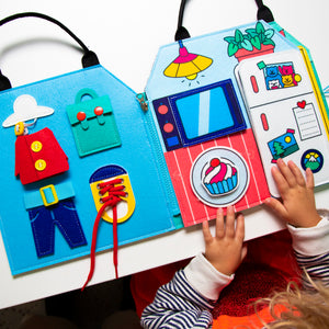 Měkká Montessori aktivní kniha – Můj den