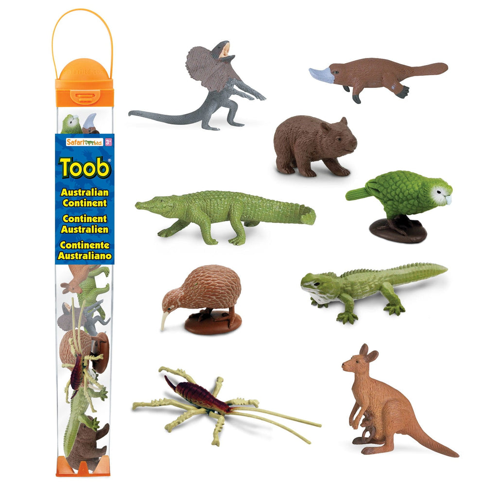 Figurenset in einer Tube TOOB – Tiere Australiens - Tublu.de