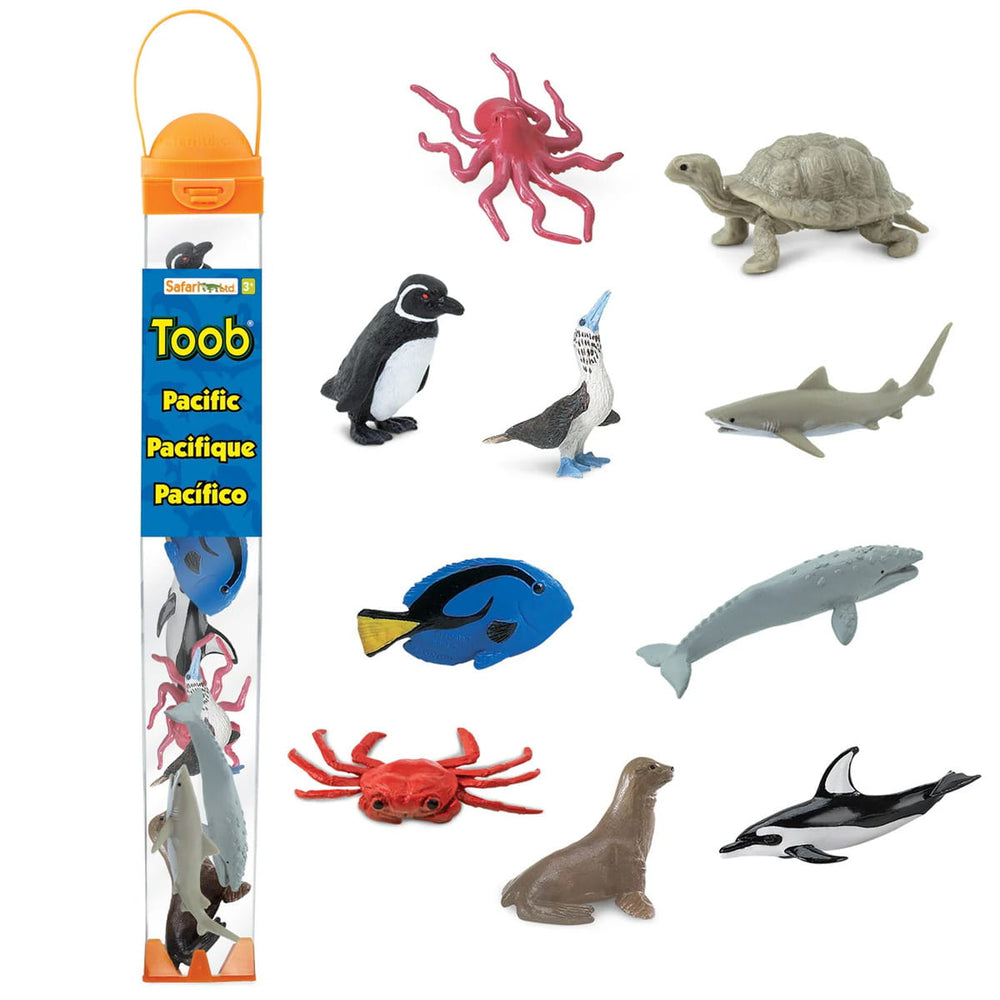 Figurenset in einer Tube TOOB – Meerestiere des Pazifiks - Tublu.de