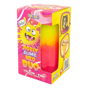 Sada JIGGLY SLIME NEO DUO – žluto-růžový 430 g