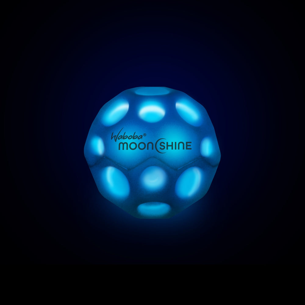 Svítící míček Moonshine Ball – modrý