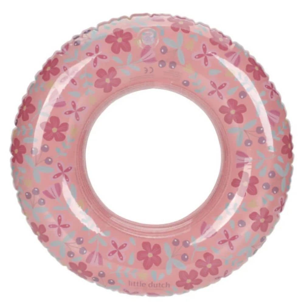Plavecký kruh – Růžové květy 50 cm