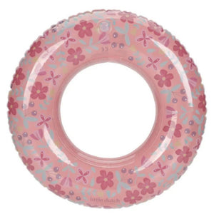 Plavecký kruh – Růžové květy 50 cm