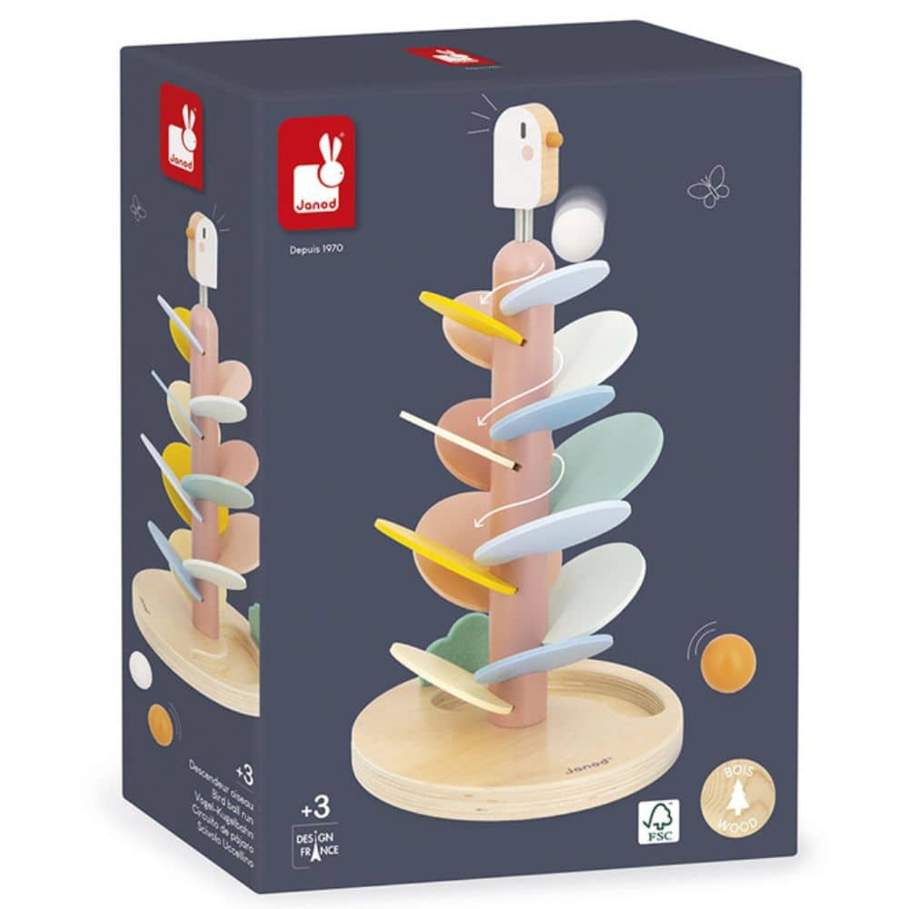 Dřevěná kuličková dráha Ptáček – Sweet Cocoon 3+