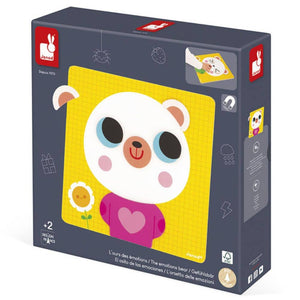 Magnetické puzzle – emoce medvěd
