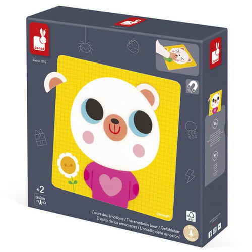 Magnetické puzzle – emoce medvěd