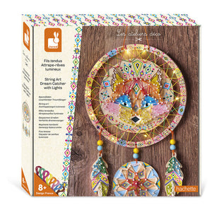 Kreativní sada 3D String Art – Svítící lapač snů 8+
