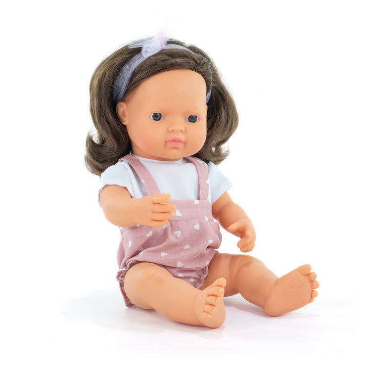 Panenka holčička My Friends & Me – Evropanka hnědovlasá 38 cm