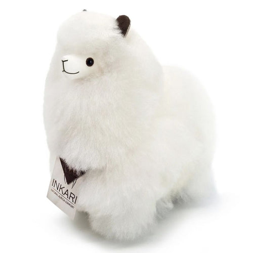 Plyšová alpaka Naturals – Ivory White 23 cm