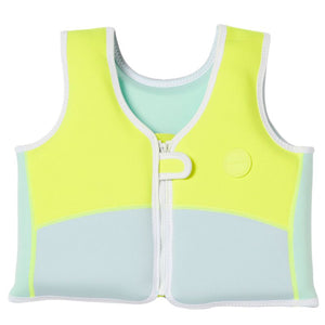 Plavecká vesta – Aqua Neon Yellow 1–2 roky