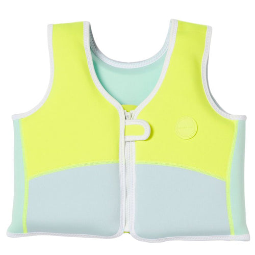 Plavecká vesta – Aqua Neon Yellow 1–2 roky