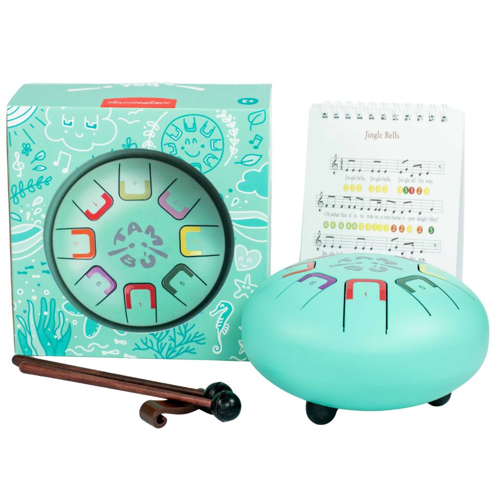 Jazykový buben Baby Tambu – Teal Peal