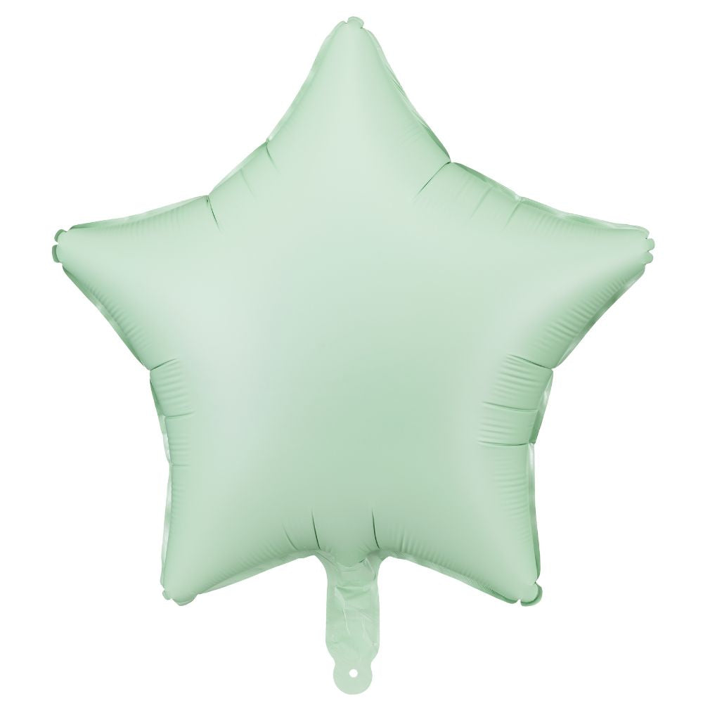 Fóliový balónek – Zelená hvězda 48 cm