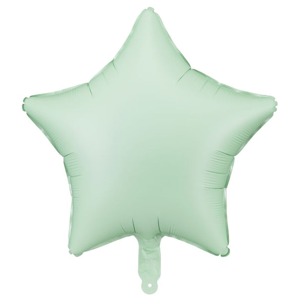 Fóliový balónek – Zelená hvězda 48 cm