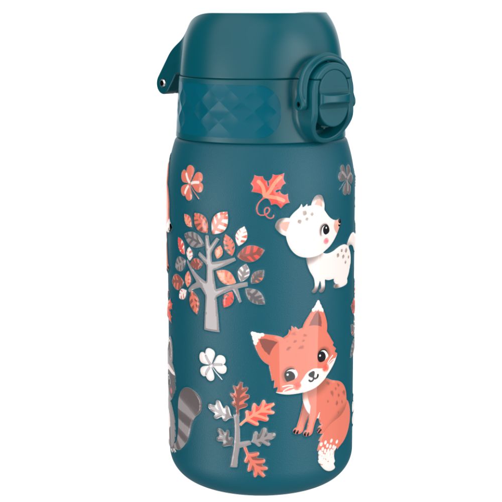 Ocelová láhev 400 ml – Lesní zvířata