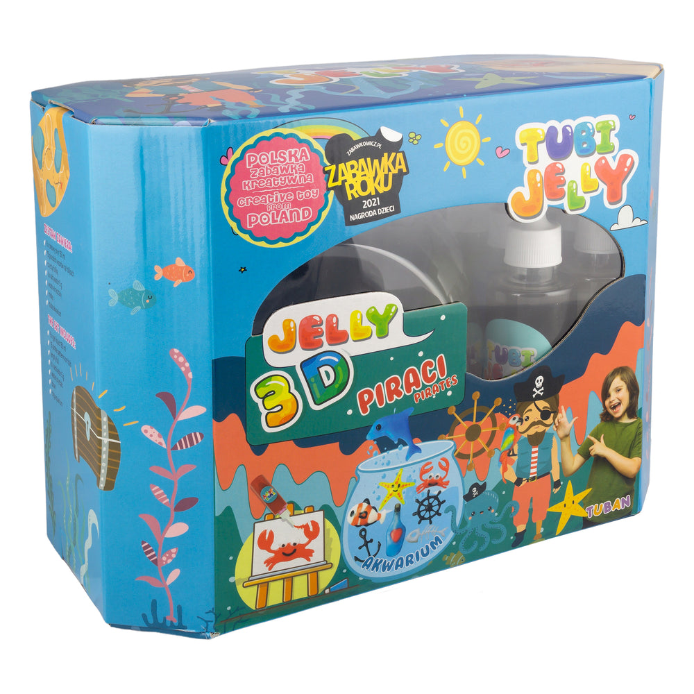 Tubi Jelly sada 8 barev + malé akvárium – Piráti