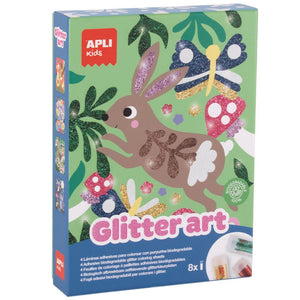 Výtvarná sada s BIO třpytkami – Glitter art