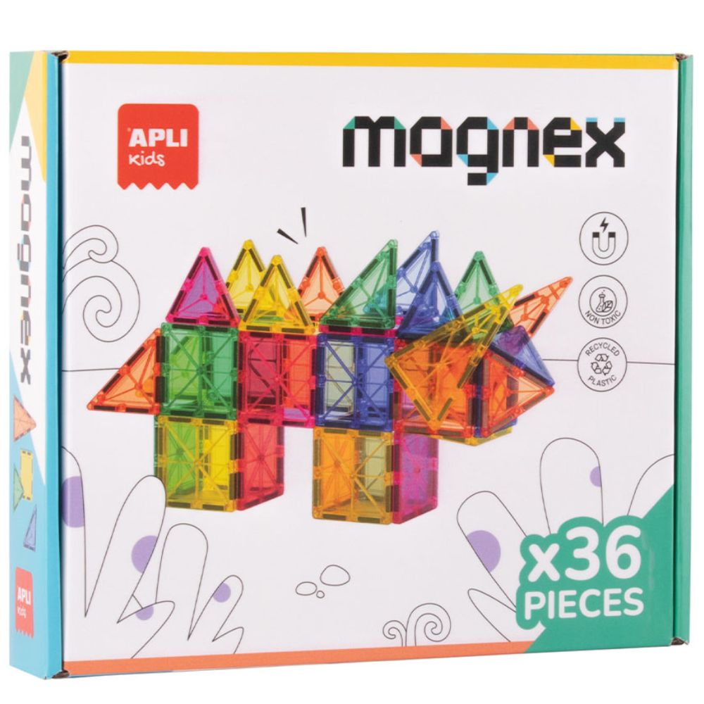 Magnetická stavebnice Magnex Apli Kids - 36 dílků