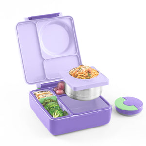 Lunchbox s termoskou OmieBox – Lilac Purple