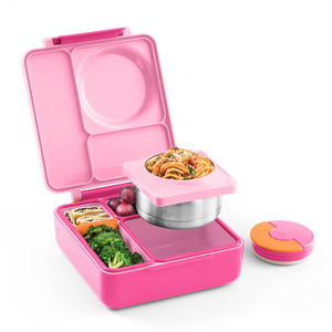 Lunchbox s termoskou OmieBox – Pixie Pink