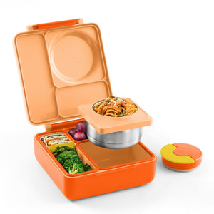 Lunchbox s termoskou OmieBox – Poppy Orange