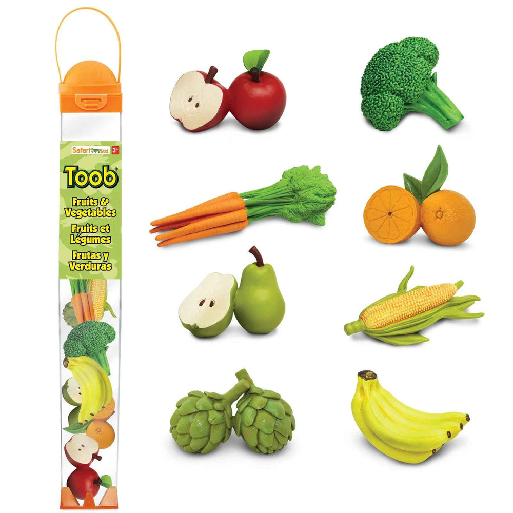 Zestaw Figurek w Tubie TOOB Safari Ltd. - Owoce i Warzywa