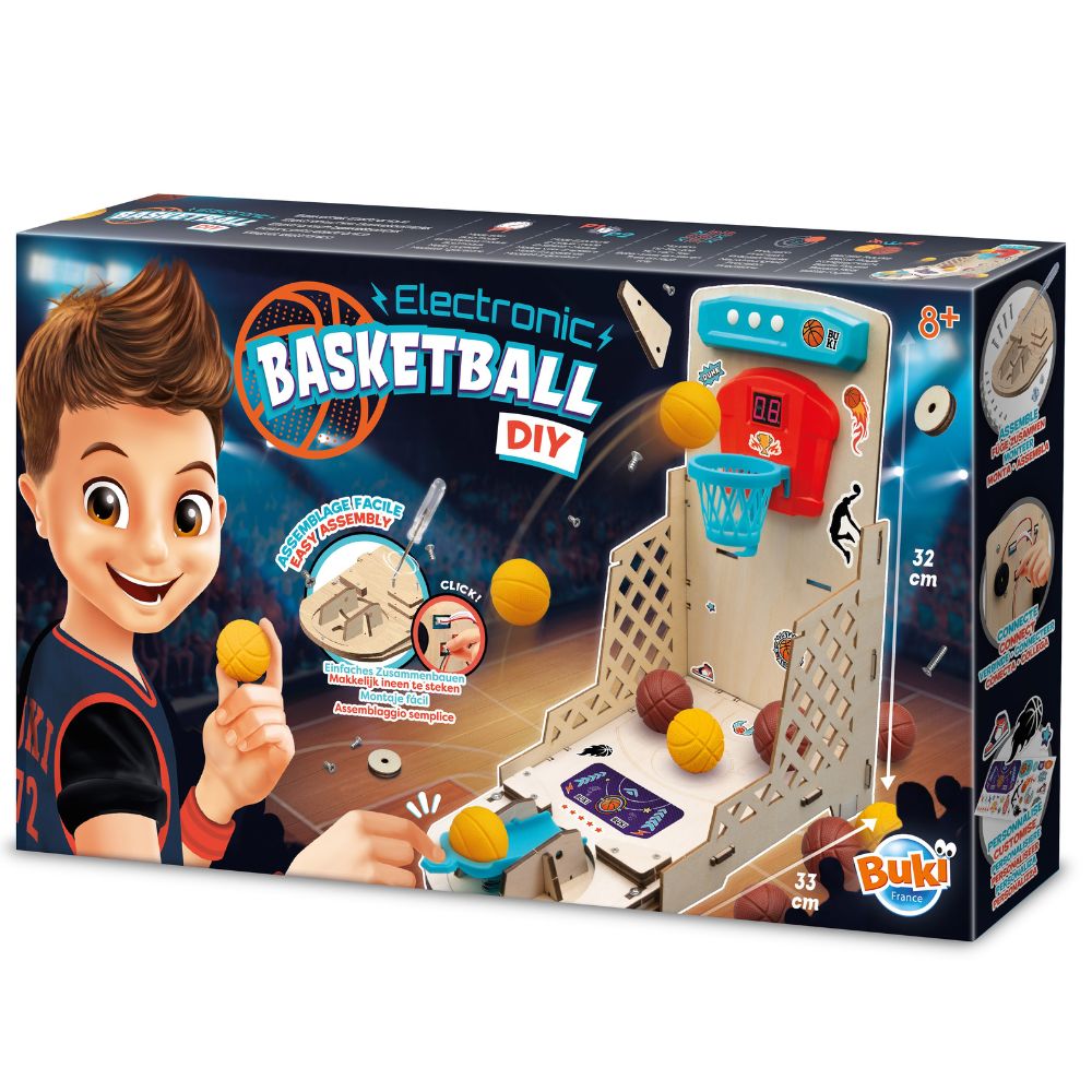 DIY sada: Elektronický mini basketbal s hrami