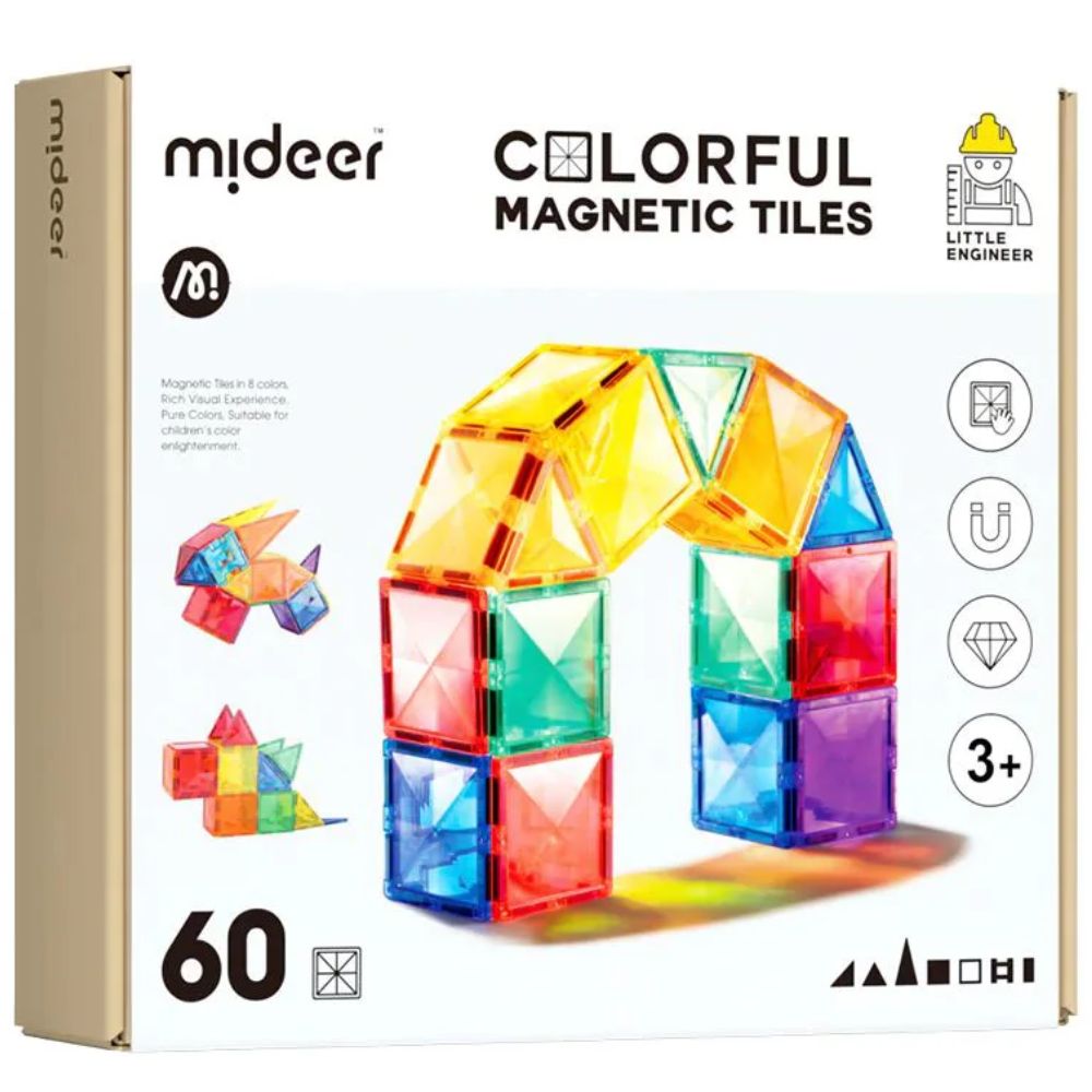 Magnetické kostky – 60dílná konstrukční sada