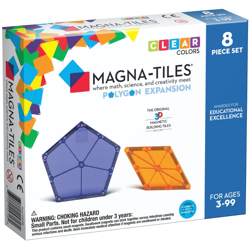 Magnetické kostky – rozšiřující sada Polygons, 8 dílků