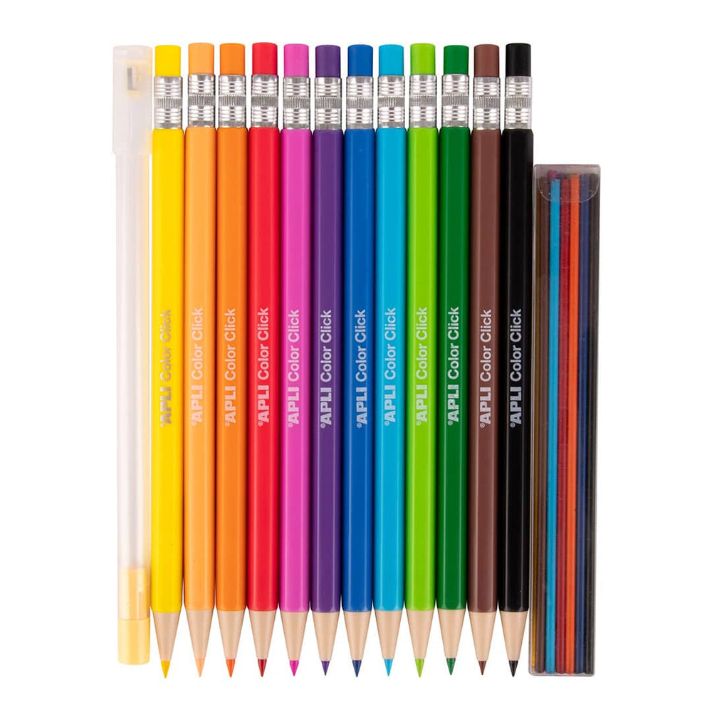 Pastelky s vyměnitelnými tuhami Color Click, 12 kusů