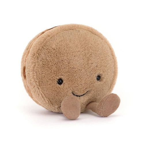 Plyšová čokoládová makronka – Amuseables Mona Macaron (12 cm)