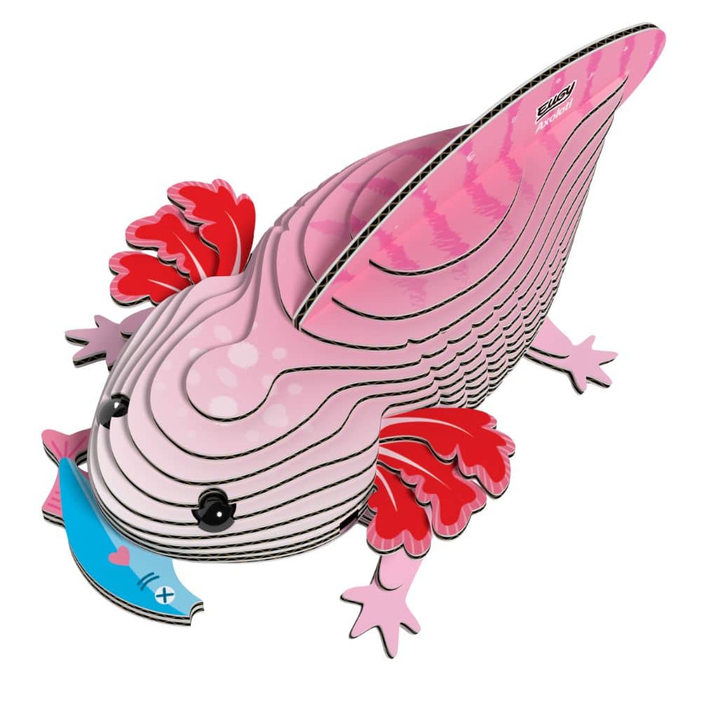 Eko-puzzle 3D – axolotl