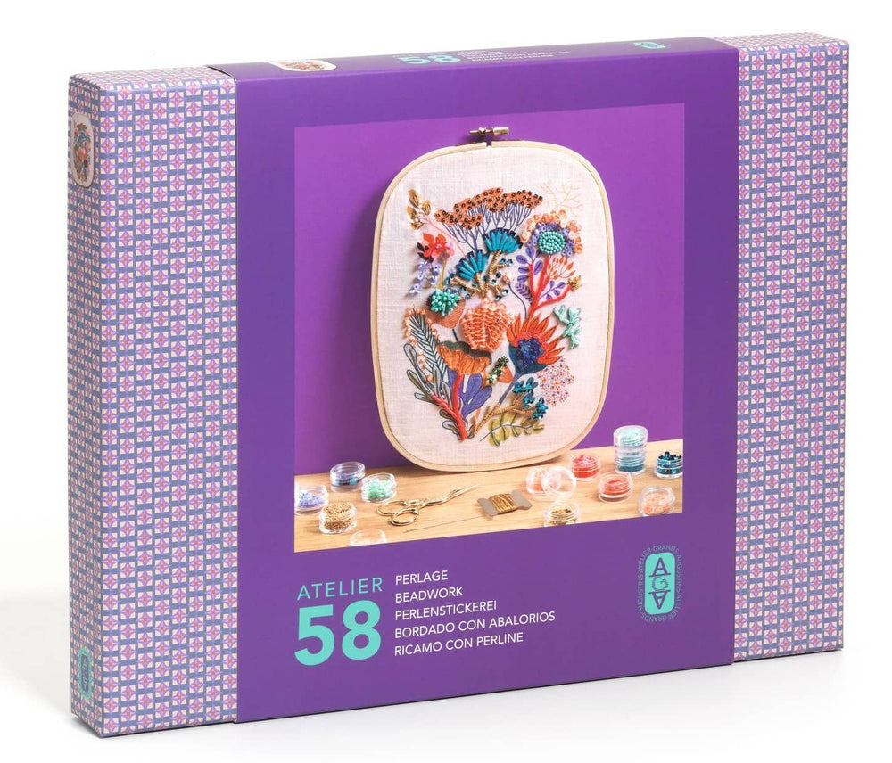 Výtvarná sada pro korálkovou výšivku – AGA Atelier 58