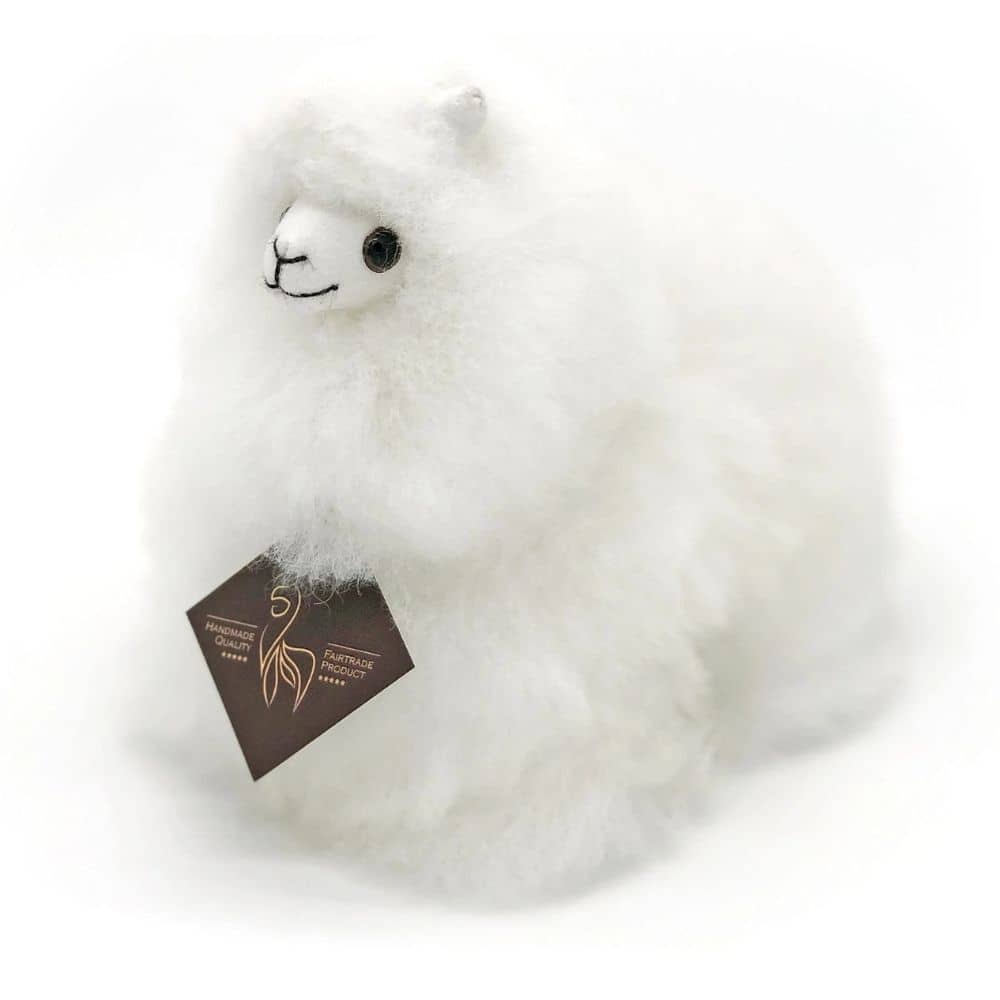 Načechraný plyšák Alpaka Naturals – Ivory 15 cm