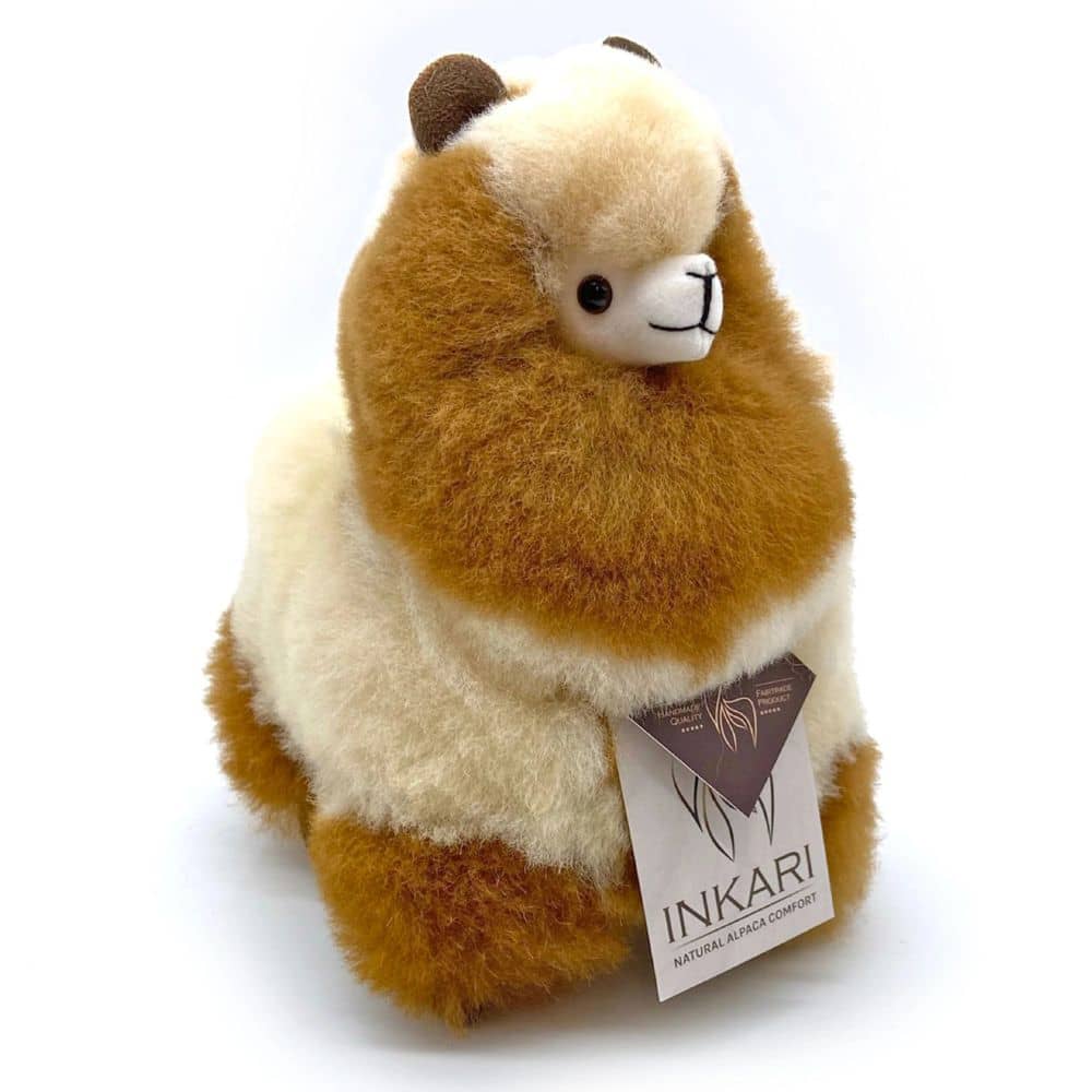 Načechraný maskot Alpaka Naturals – Latte Caccao 23 cm