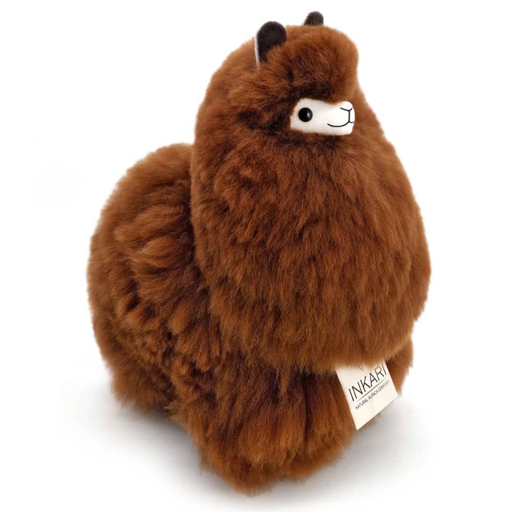 Plyšový maskot Alpaka Naturals – Walnut 32 cm