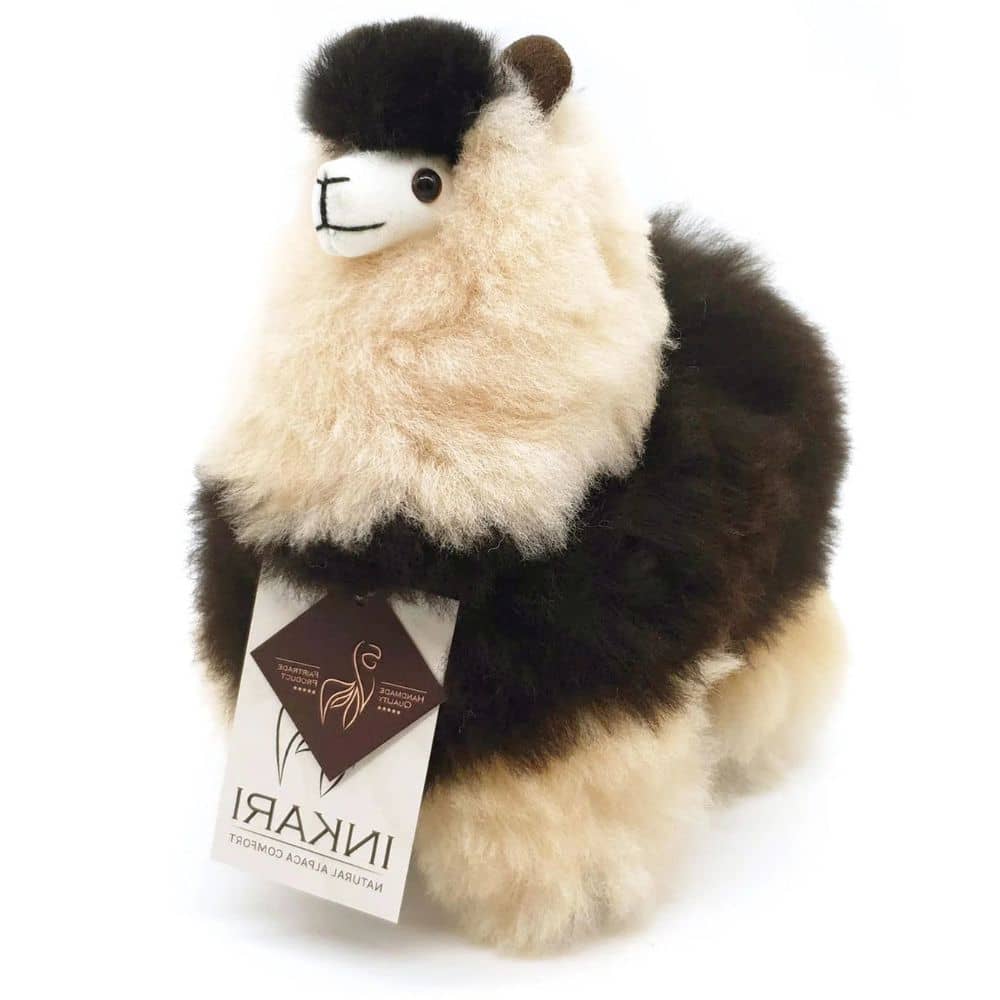 Plyšový maskot Alpaka Naturals – Espresso 32 cm