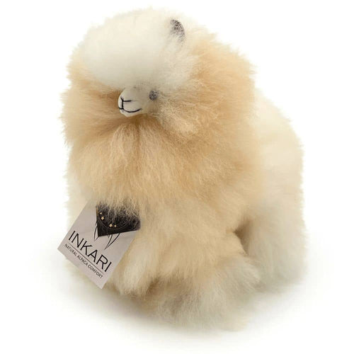 Plyšový maskot Alpaka Monsterfluff – Sahara 23 cm