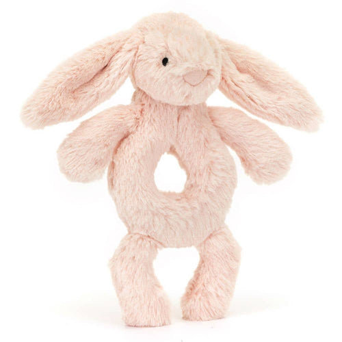 Chrastítko zajíček – Pudrově růžové 18 cm