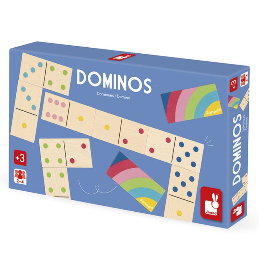 Dřevěná logická hra – Domino 3+