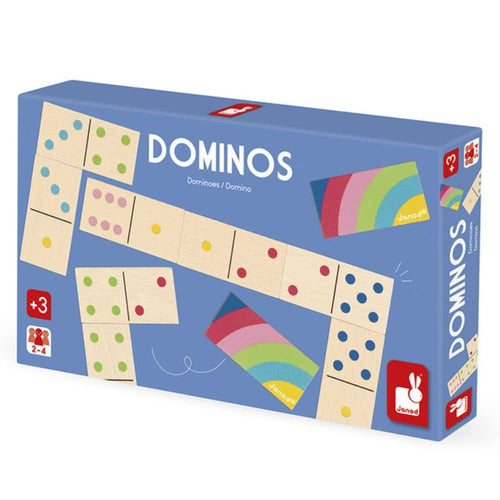 Dřevěná logická hra – Domino 3+