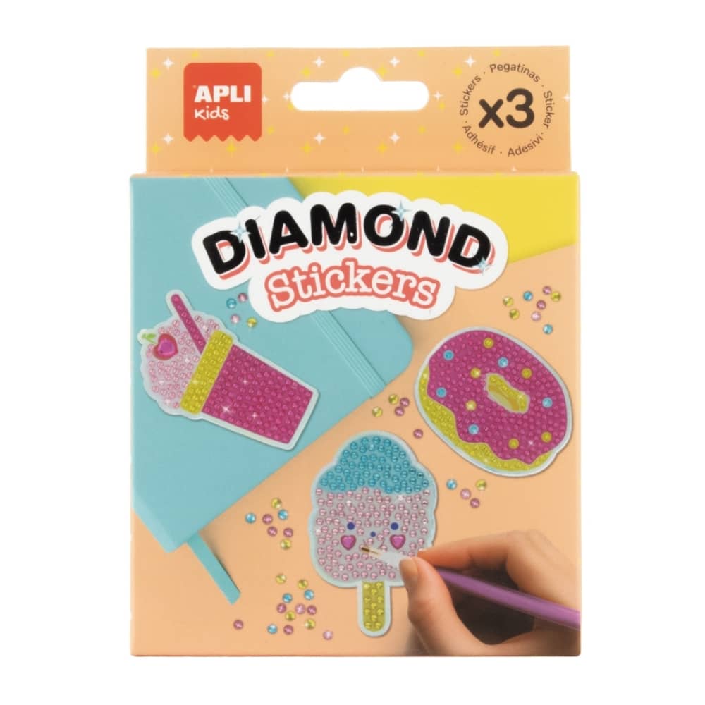 DIY diamantové samolepky – Zmrzlina
